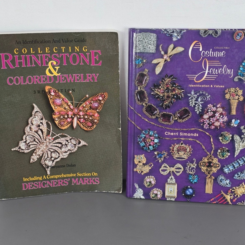 Vintage Costume Jewelry Identification & Value Guides Dolan & Simonds 2 Book Set